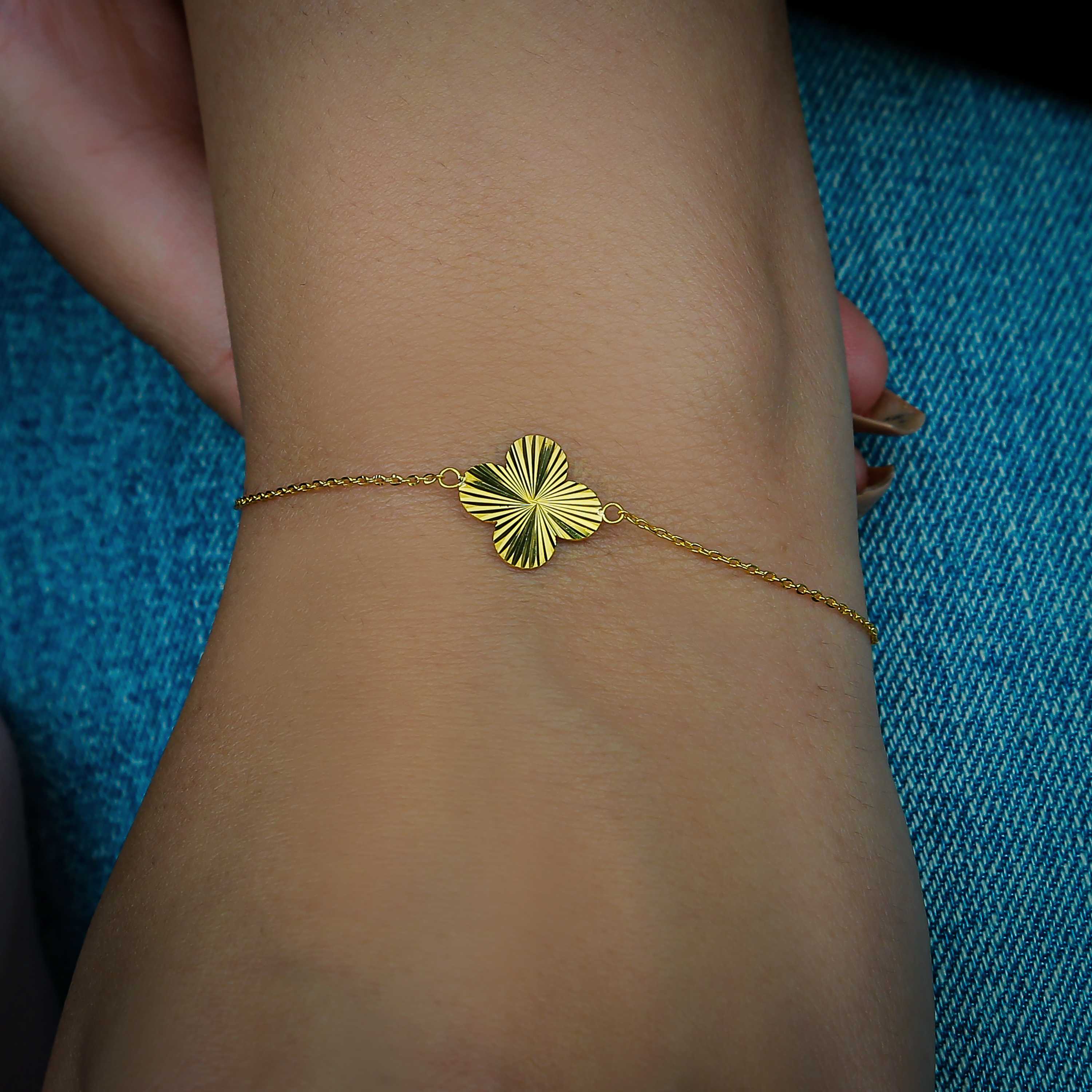 21 karat gold bracelet, Turkish made - (H-0772)